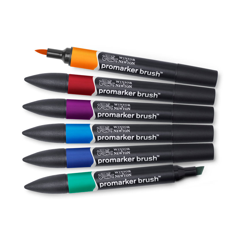 W&N - Promarker Brush - sett 6 Rich Tones