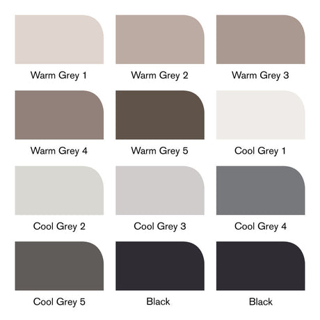 W&N - Promarker Brush - sett 12+1 Neutral Tones