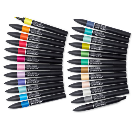W&N Promarker-sett - 24 Arts & Illustration