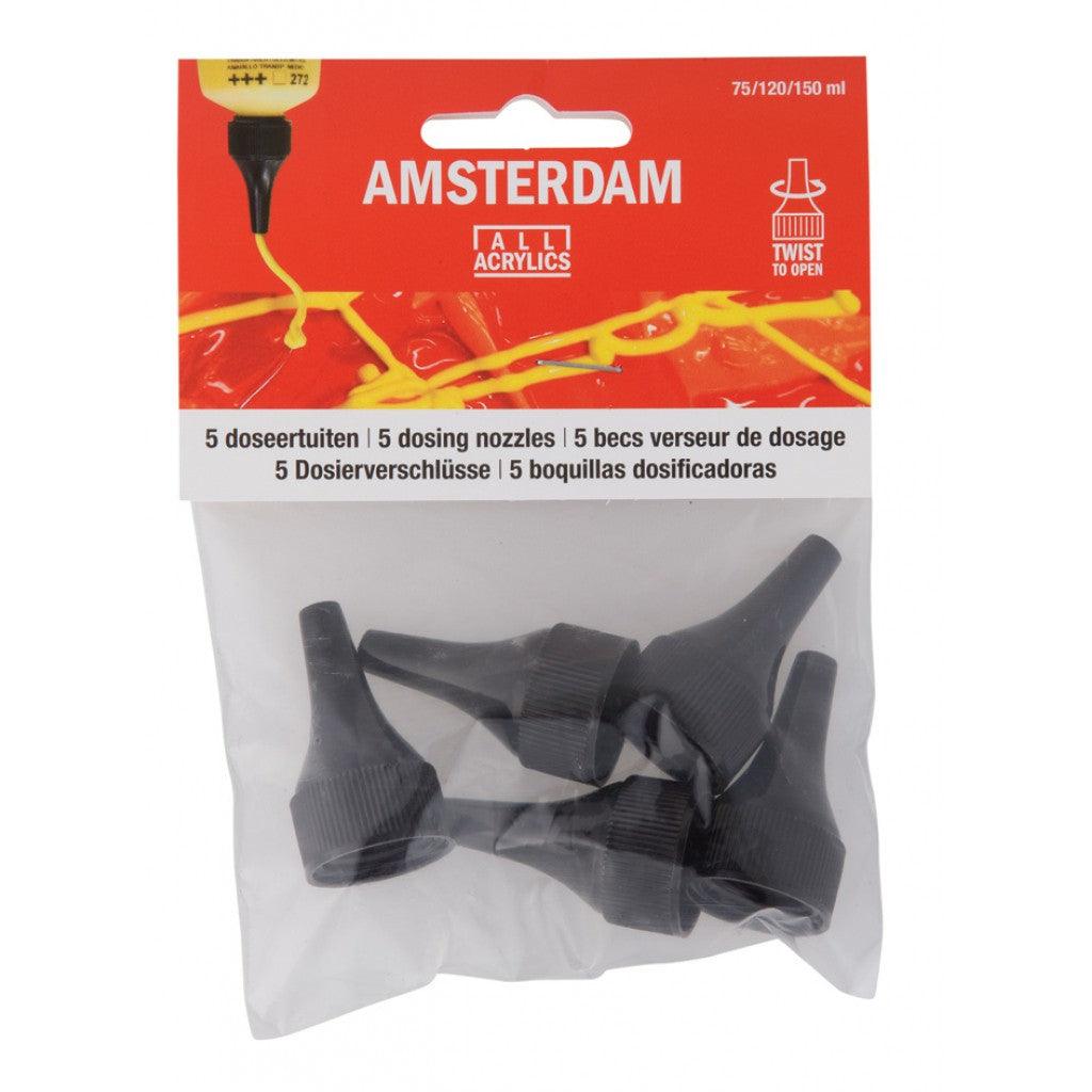Amsterdam Acryl Dysesett 5 stk - HobbyHimmelen