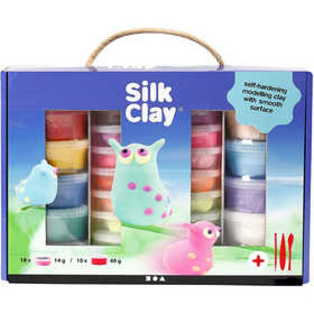 Silk Clay® - Gaveeske med 28 bokser og verktøy