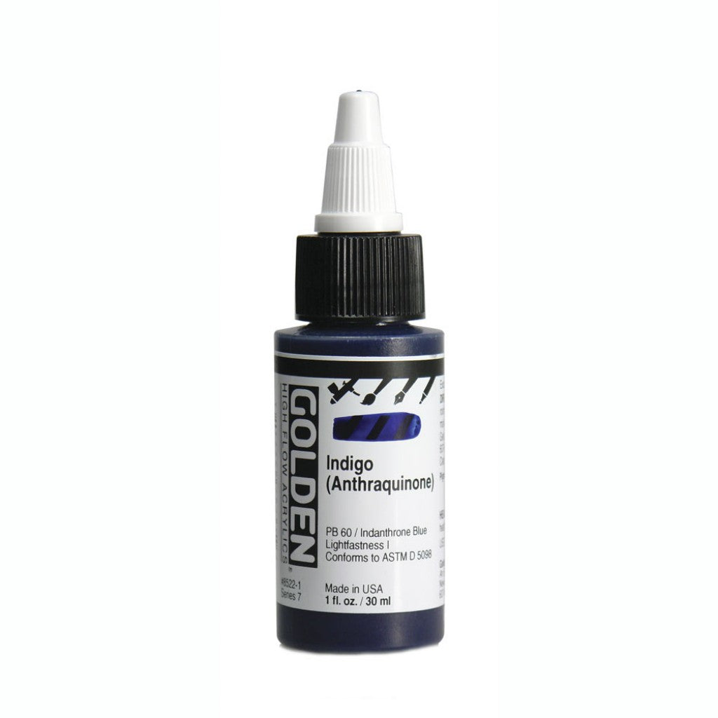 Golden High Flow Acrylics 30ml - Indigo Anthraquinone