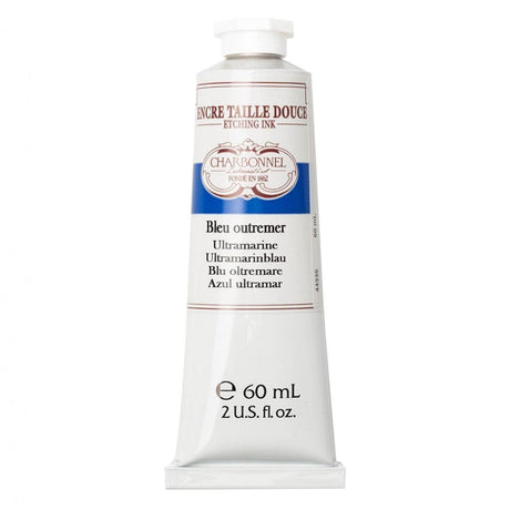 Charbonnel - Etching Ink 60ml - Ultramarine Blue - HobbyHimmelen