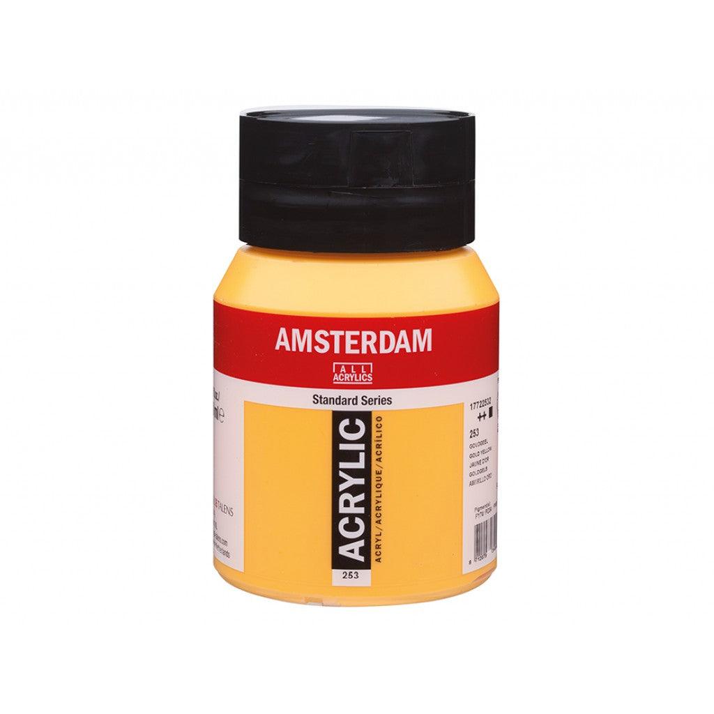 Amsterdam Standard 500ml - 253 Gold Yellow - HobbyHimmelen