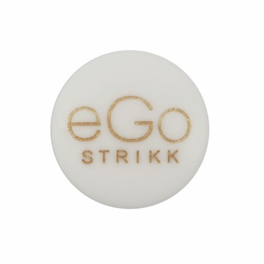 Knapp 18mm Hvit - Egostrikk