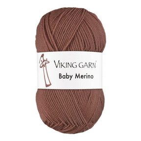 Baby Merino - 255 Rødbrun - HobbyHimmelen