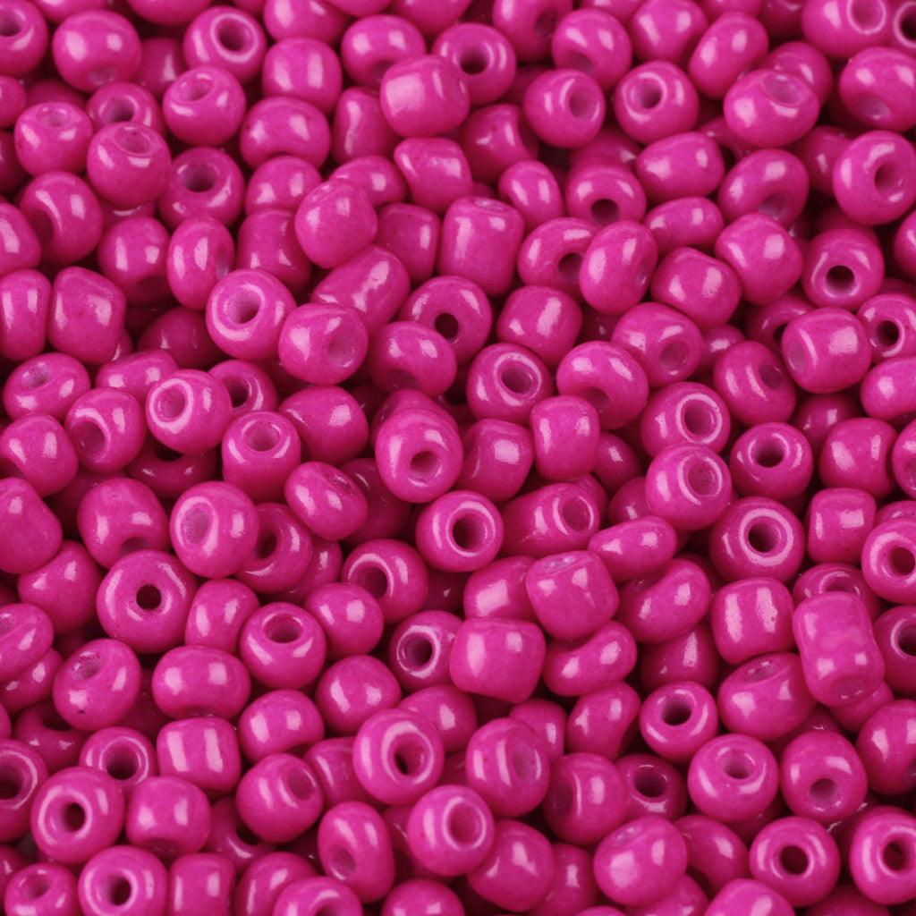Amazing! Seed Beads 12/0 (2mm), 12g - Fuchsia - HobbyHimmelen