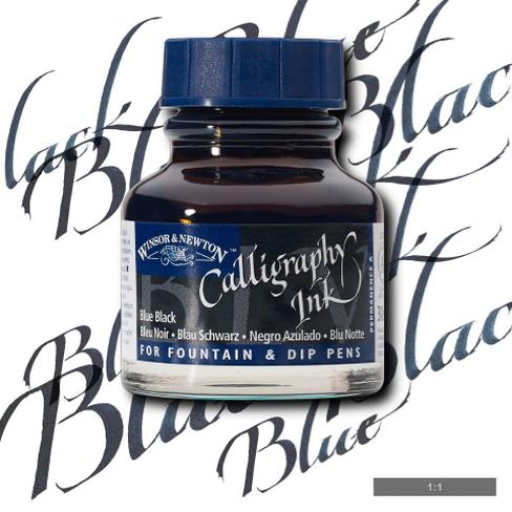 W&N Calligraphy Ink 30ml - 034 Blue Black