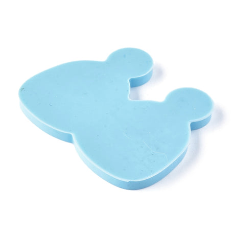 Silikonform 34.5x29mm - Øredobber Monstera