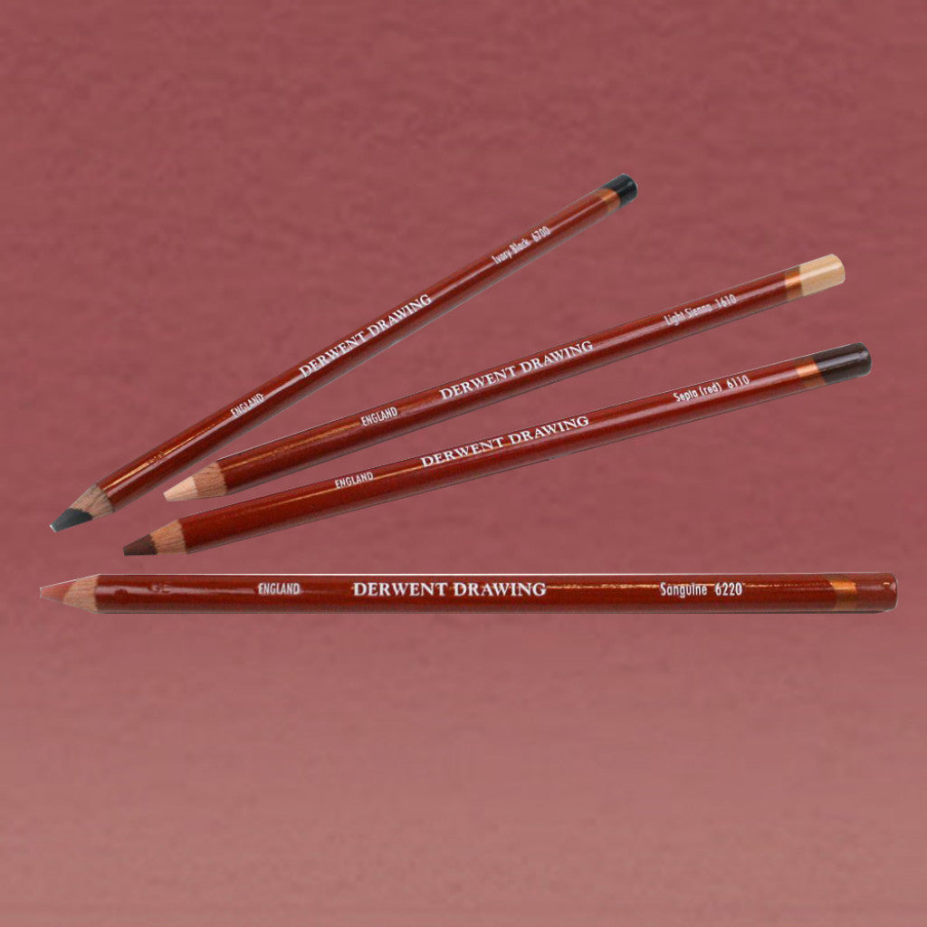 Derwent - Drawing - 6510 Ruby Earth
