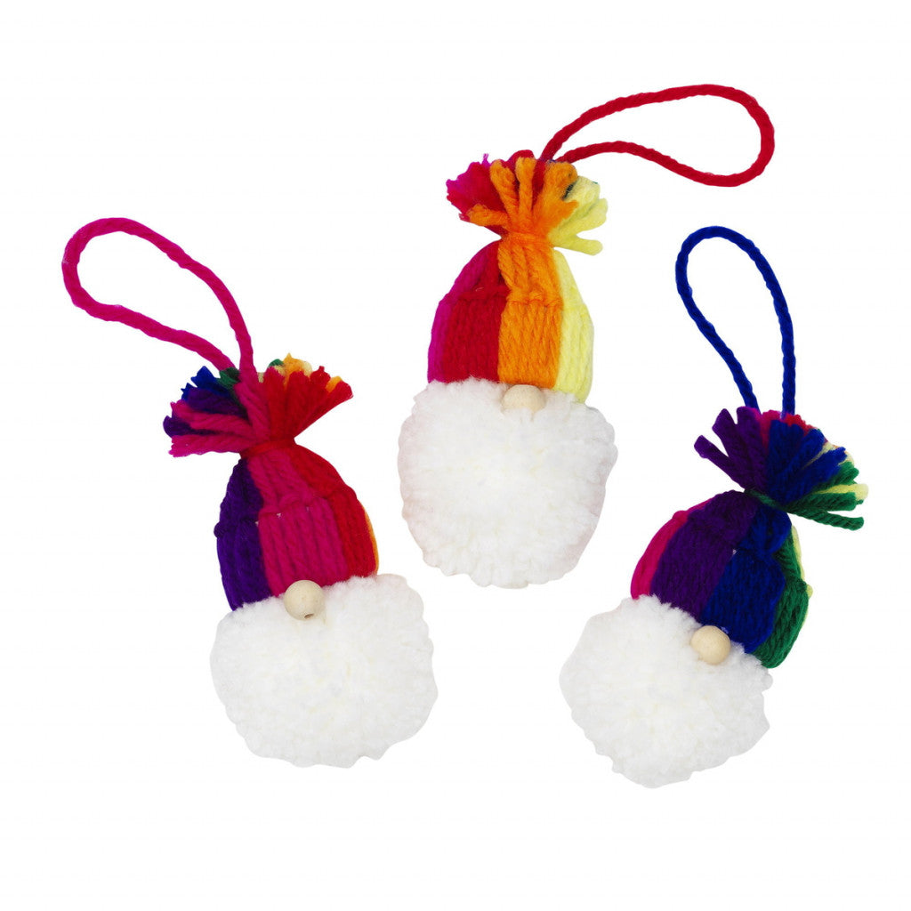 Diy-Kit Happy Pom Pom Santas