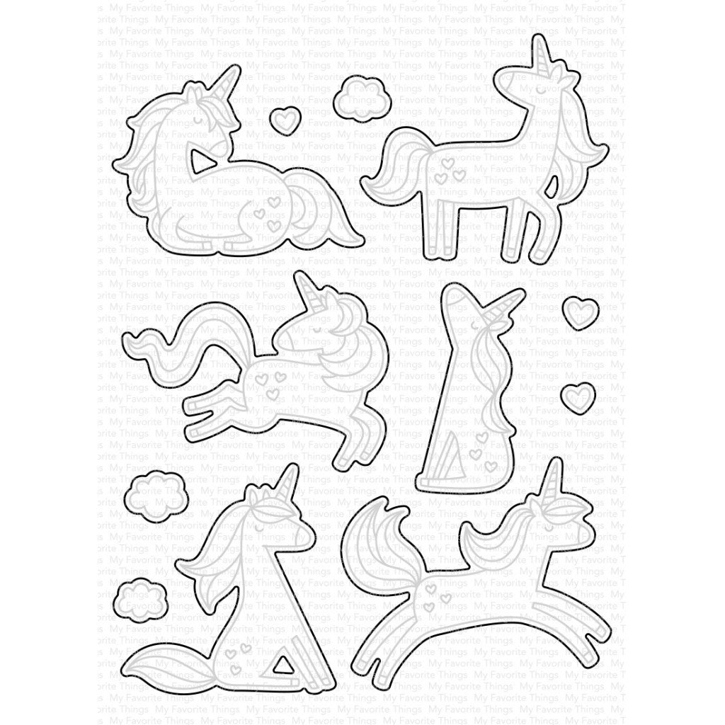 My Favorite Things Die-namics Die - Friendly Unicorns