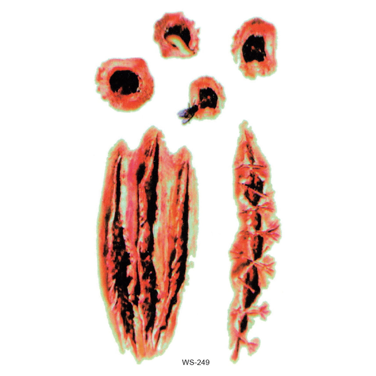 Tattoo Stickers Halloween Sår