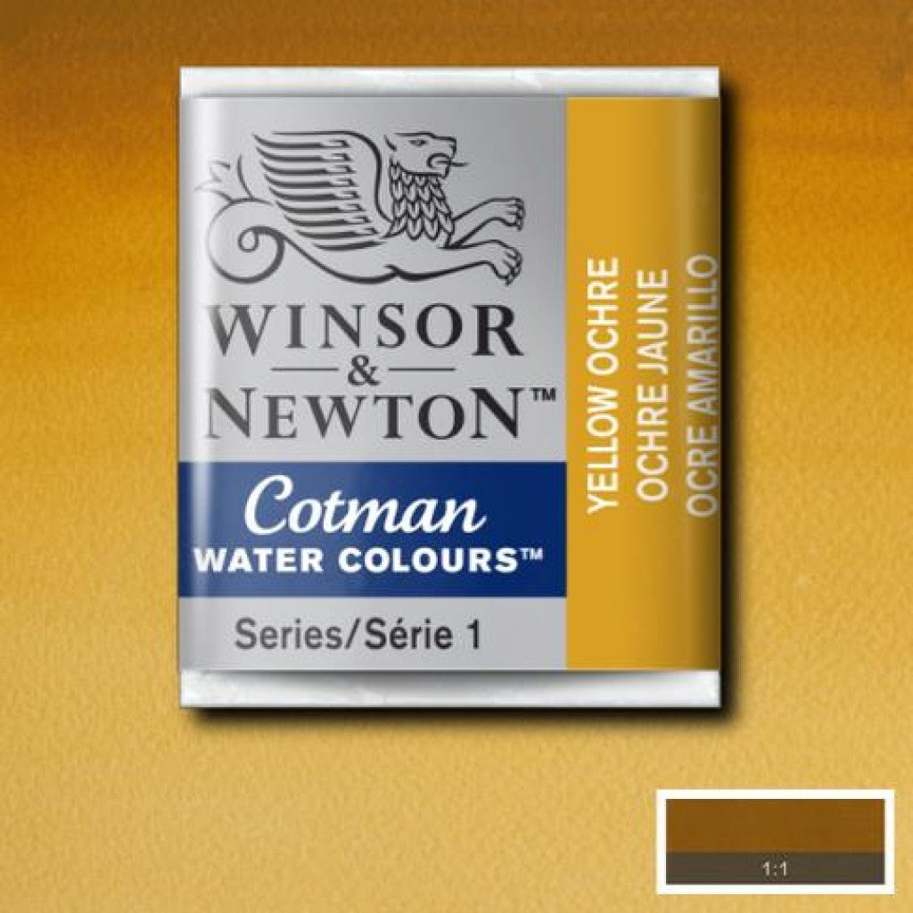 W&N - Cotman Water Colour HP - 744 Yellow Ochre