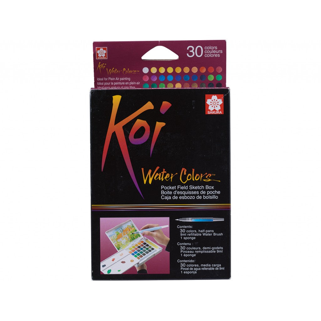 Sakura KOI Pocketbox Water Colors 30 farger