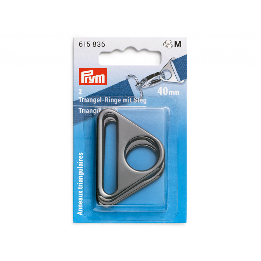 Prym Triangel ring 2stk 40mm - Gunmetal