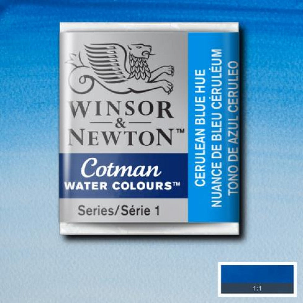 W&N - Cotman Water Colour HP - 139 Cerulean Blue Hue