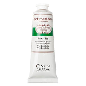 Charbonnel - Etching Ink 60ml - Permanent Green - HobbyHimmelen