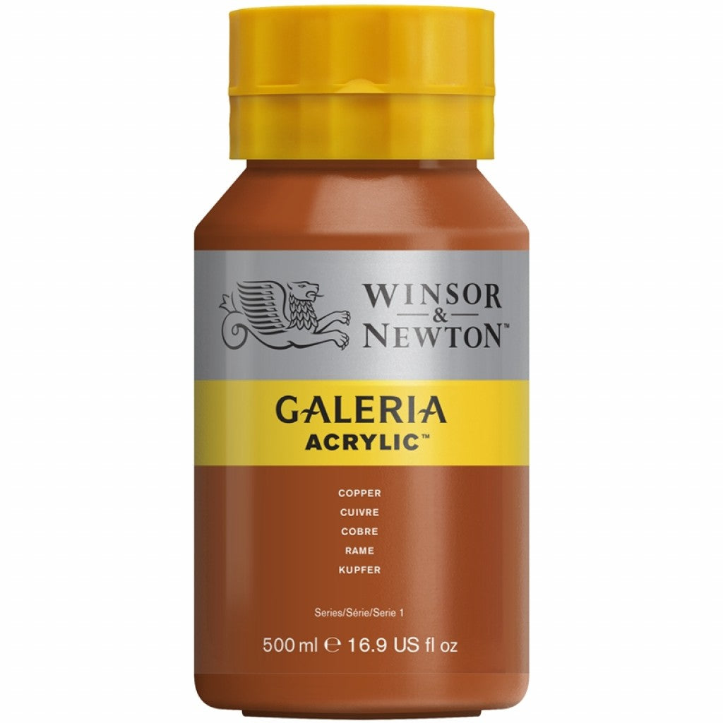 W&N - Galeria Acrylic 500ml - 214 Copper