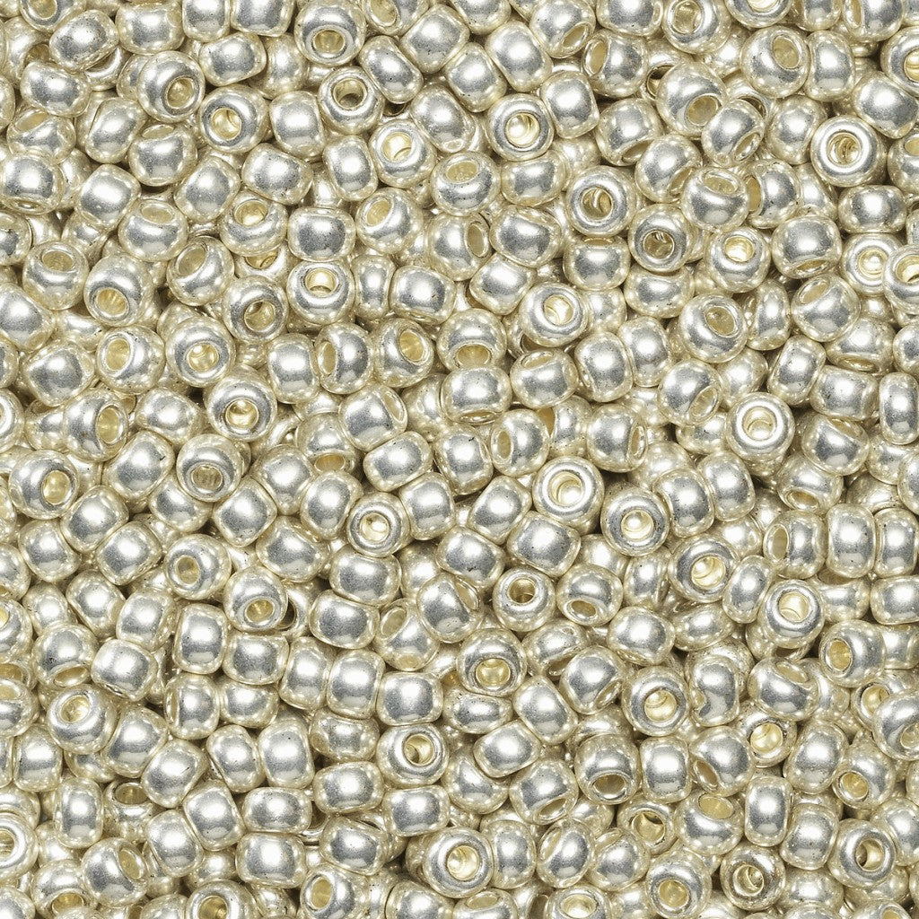Rocaillesperle 9/0 - Sølv Metall