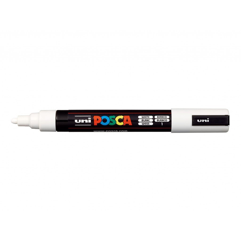 Uni POSCA PC-5M - Medium 1,8-2,5mm - 1 White