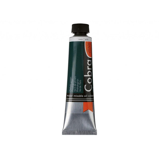 Cobra Artist 40ml - 675 Phthalo green - HobbyHimmelen