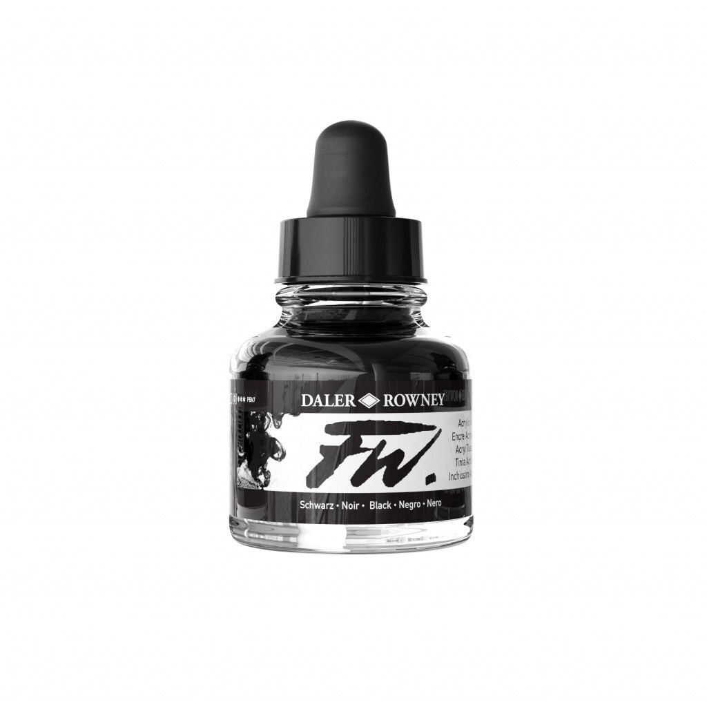 Daler Rowney - FW Ink 29,5ml - 028 Black (India)