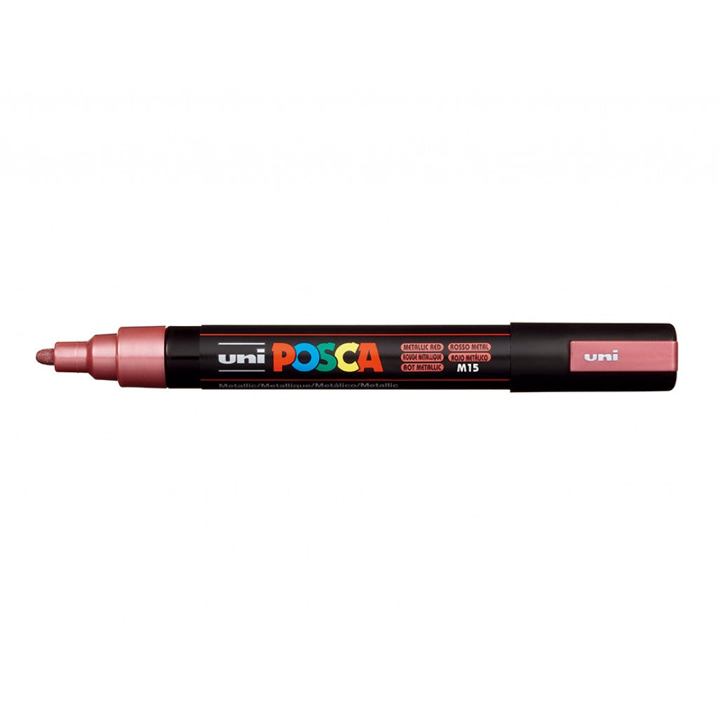 Uni POSCA PC-5M - Medium 1,8-2,5mm - M15 Metallic Red