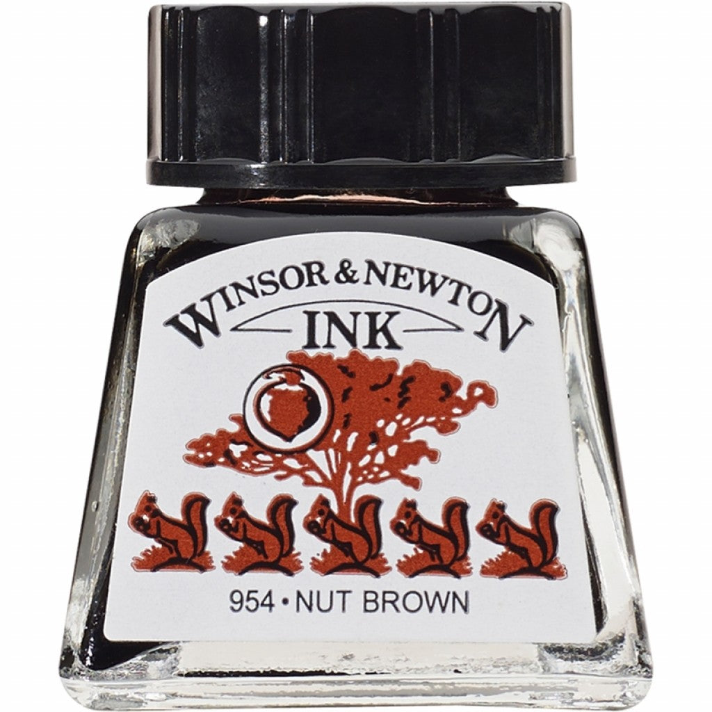 W&N - Drawing Ink 14ml - 441 Nut Brown