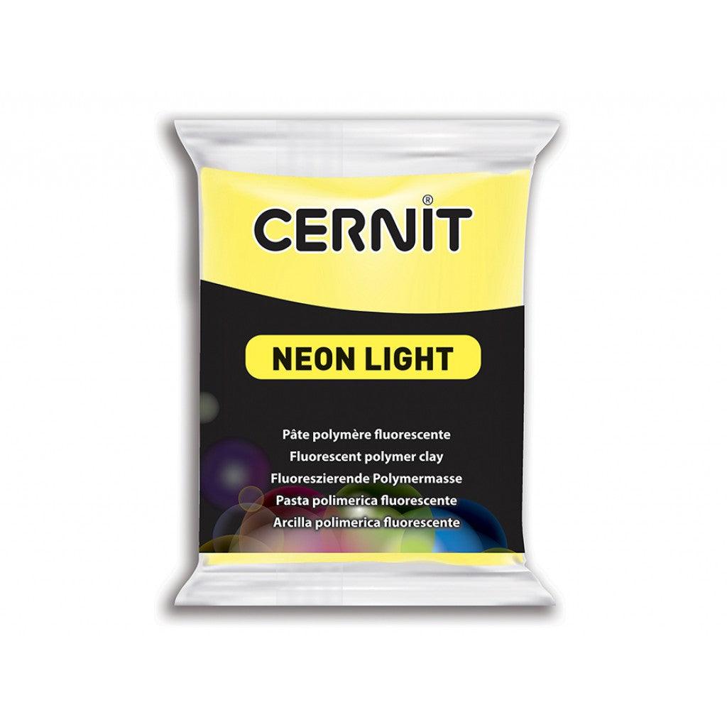 Cernit Neon Light 56g - 700 Gul - HobbyHimmelen