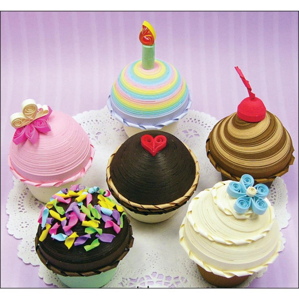 Quilling Kit - Cupcake Treasure Boxes