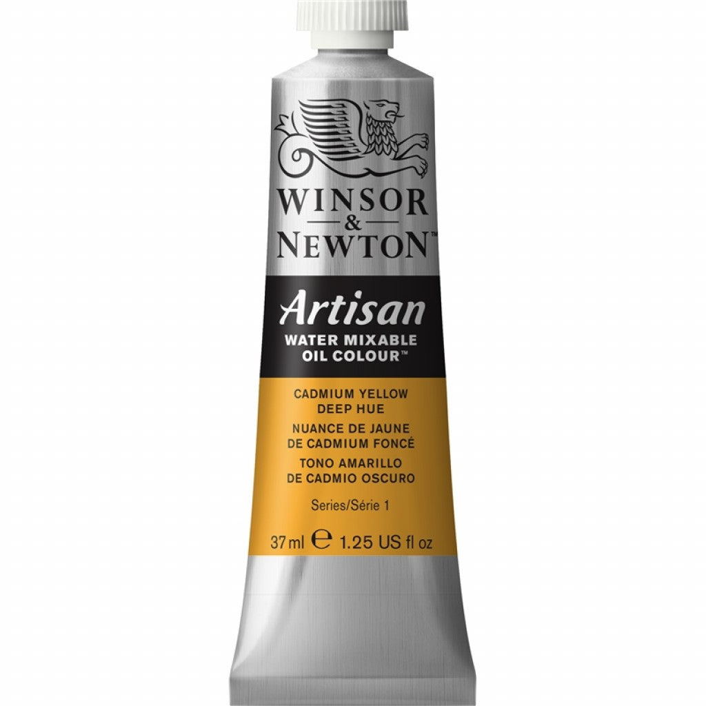 W&N - Artisan Water Mixable Oil 37ml - 115 Cadmium Yellow Deep Hue