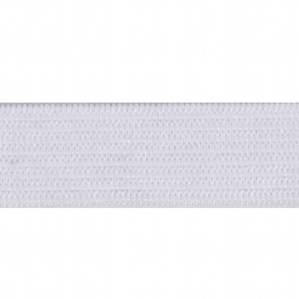 Elastikk, 50mm - Hvit
