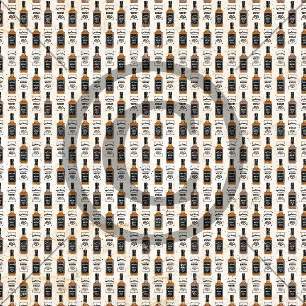 Papirdesign - Mønsterpapir God Gammel Whisky 12"x12"