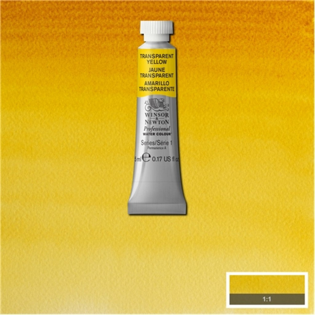 W&N - Artists Water Colour 5ml - 653 Transparent Yellow