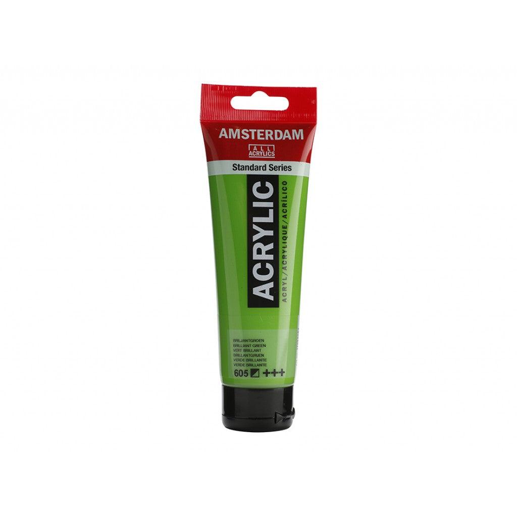 Amsterdam Standard 120ml - 605 Brilliant Green - HobbyHimmelen