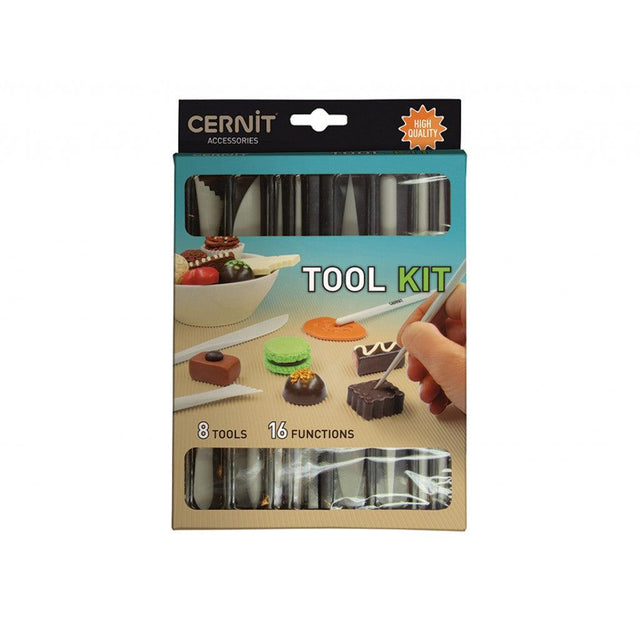 Cernit - Verktøysett med 8 deler - HobbyHimmelen