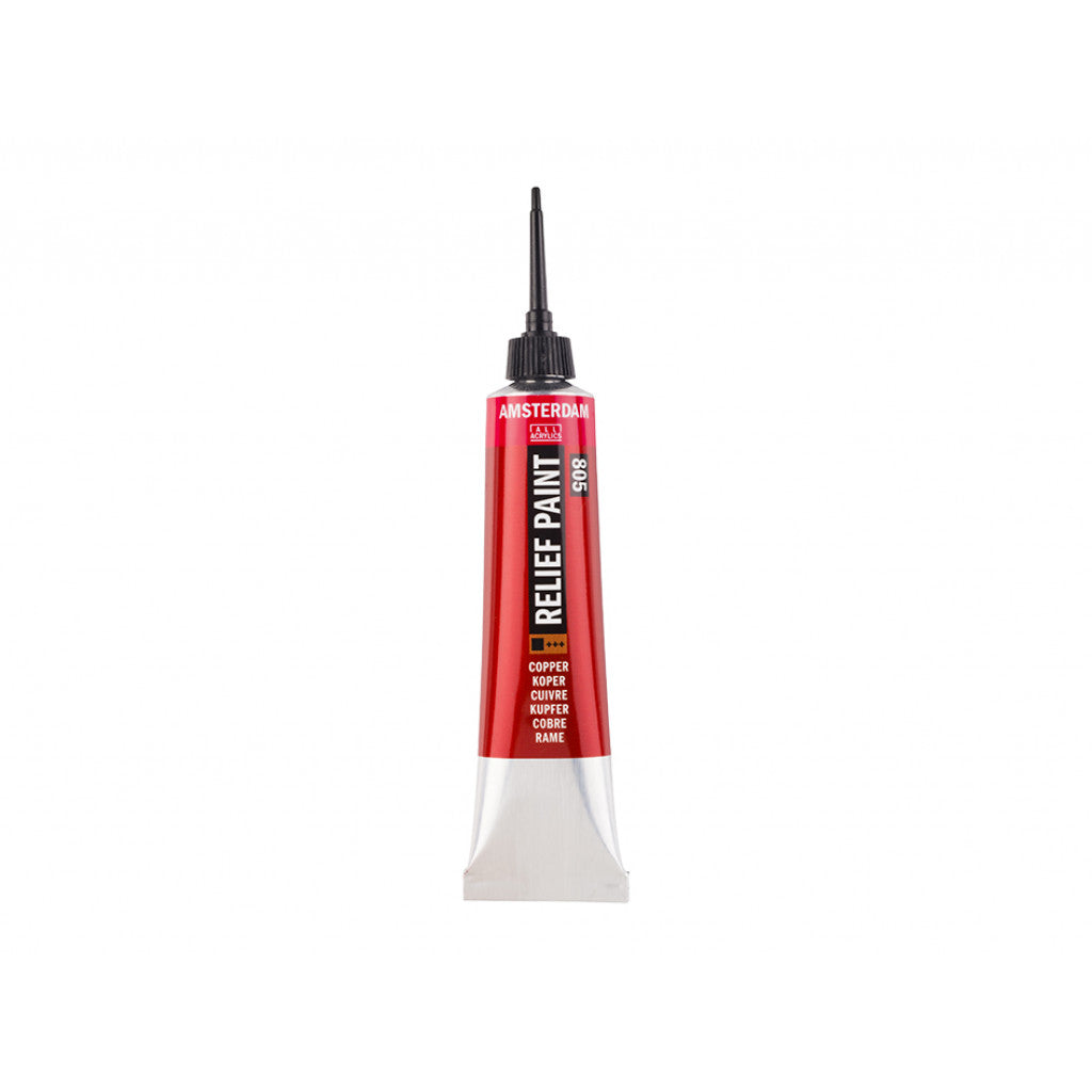 Amsterdam Relief Paint 20ml - 805 Copper
