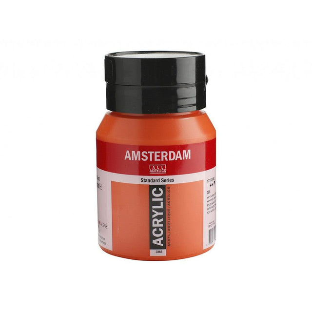 Amsterdam Standard 500ml - 398 Napthol Red Light - HobbyHimmelen