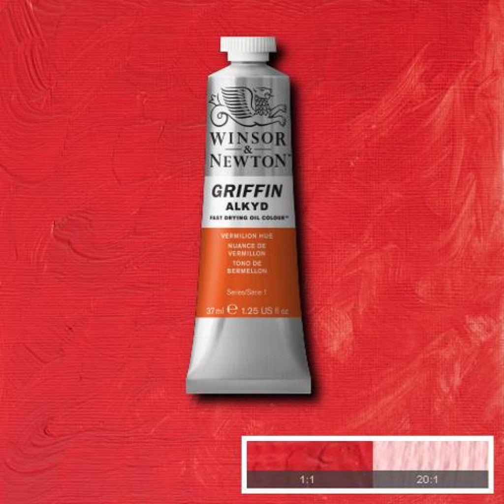 W&N - Griffin Alkyd 37ml - 680 Vermilion Hue