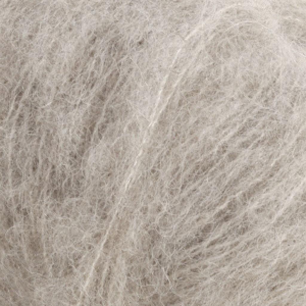 Brushed Alpaca Silk Uni - 2 Lys Grå - HobbyHimmelen