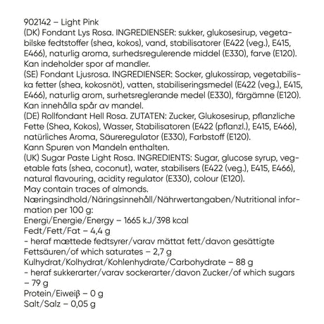 Fondant Odense 250g - Lyserosa