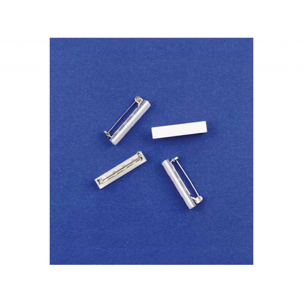 Smykkenål avl. 32mm 4stk m/tape sølvfge