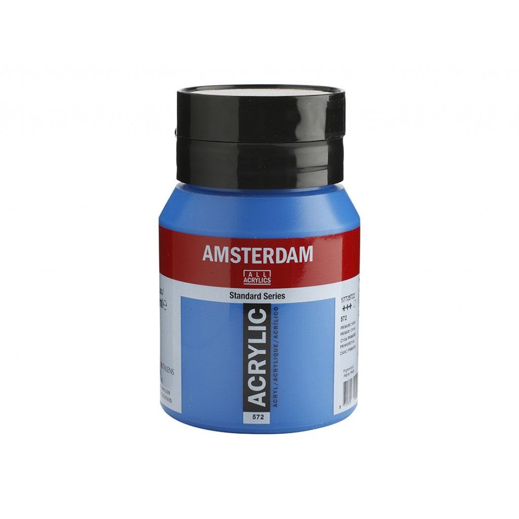 Amsterdam Standard 500ml - 572 Primary Cyan - HobbyHimmelen