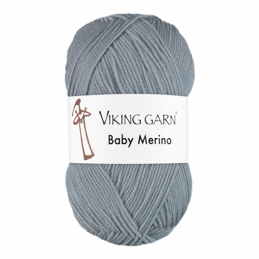 Baby Merino - 223 Gråblå - HobbyHimmelen