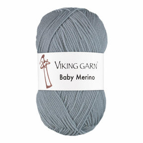 Baby Merino - 223 Gråblå - HobbyHimmelen