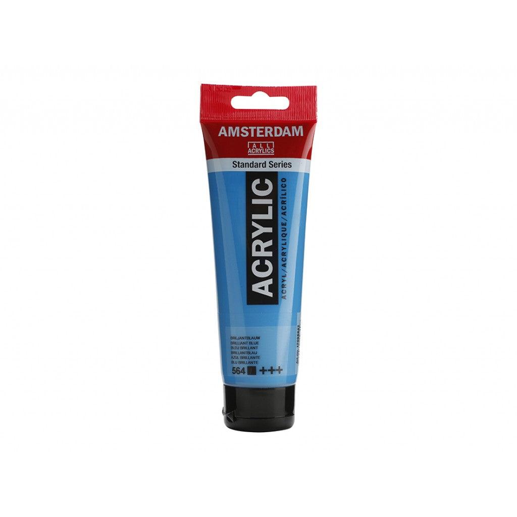 Amsterdam Standard 120ml - 564 Brilliant Blue - HobbyHimmelen