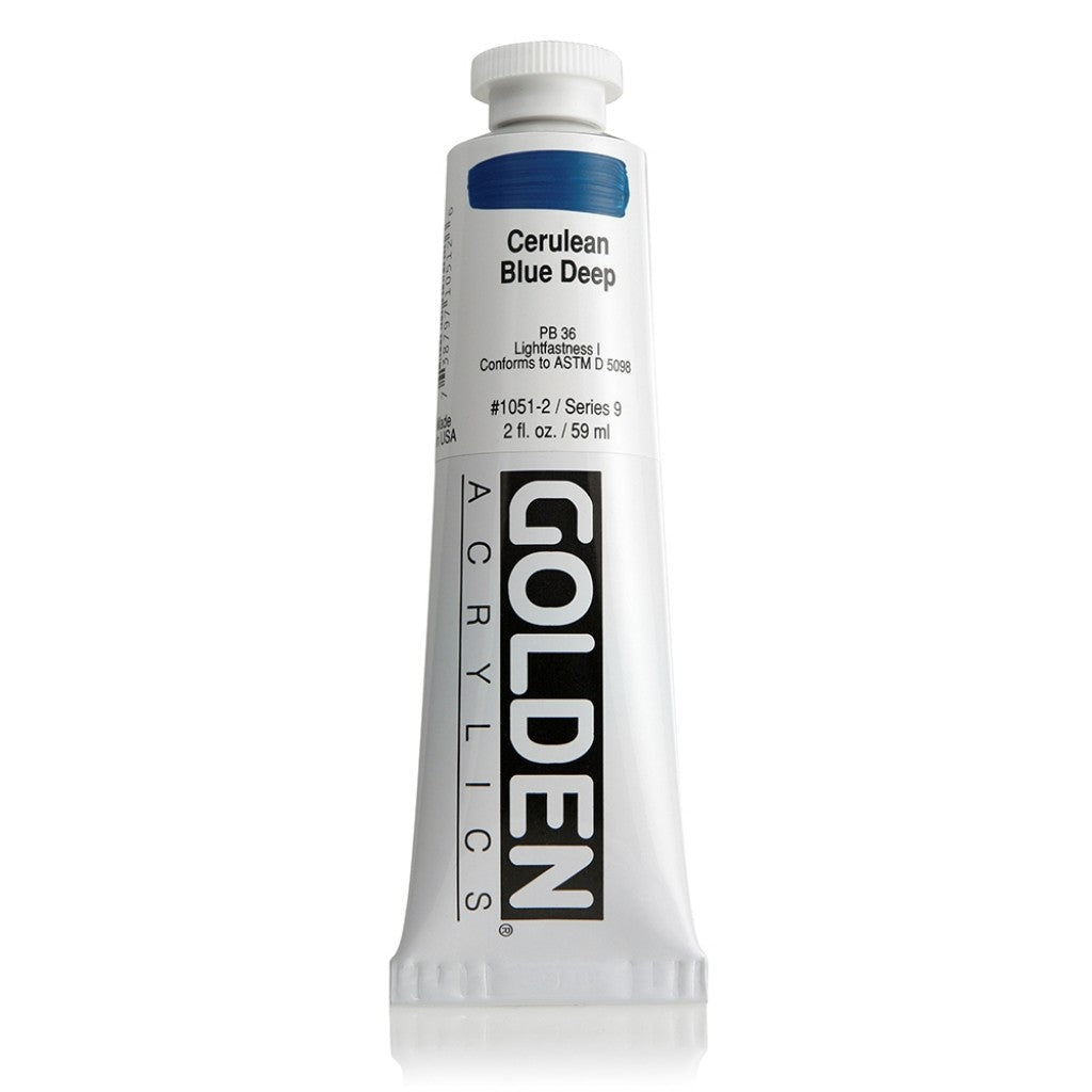 Golden - Heavy Body 59ml - 1051-2 Cerulean Blue Deep