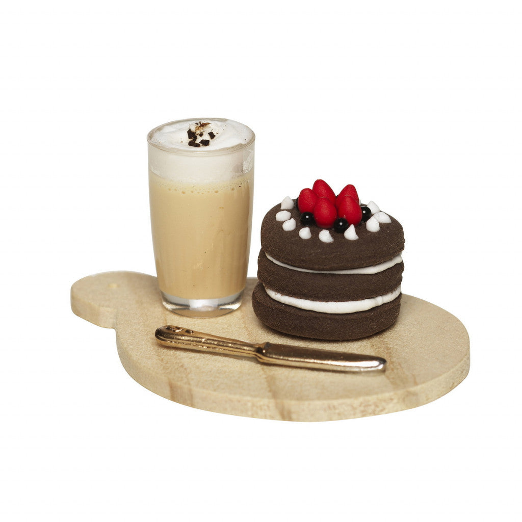 Miniatyrer - Cafe Latte & Kake