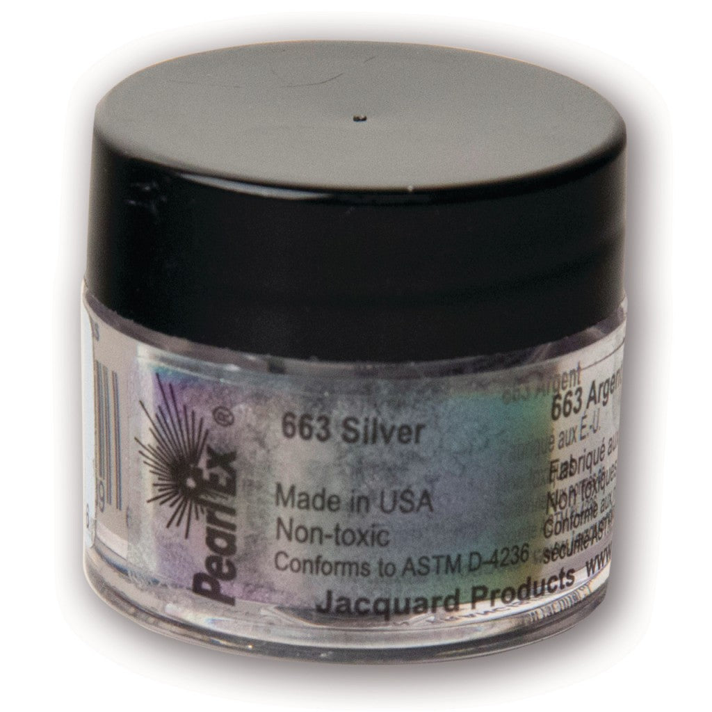 Pearl Ex Powdered Pigments, 3g Metallics - 663 Silver
